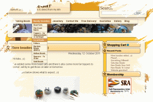 Flaming Beads Webpage