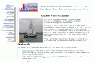 The Hunter Association Webpage